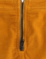 Yellow corduroy mini skirt 2