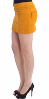 Yellow corduroy mini skirt 5