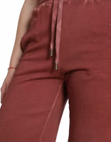 Maroon Cotton High Waist Sweatshorts Shorts 4