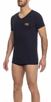 Blue Cotton Men T-Shirt 1