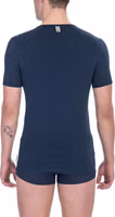 Blue Cotton Men's T-Shirt 2