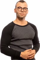 إطار نظارات بصري أسود للجنسين 5