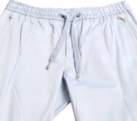 Light Blue Cotton Stretch Jogger Pants 4