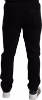 Black Cotton Skinny Jogger Sweatpants Pants 2