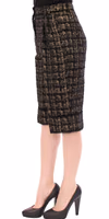 Black fabric shorts pants 2