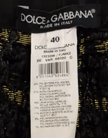 Black fabric shorts pants 5