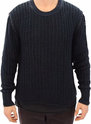Blue Runway Netz Pullover Netted Sweater