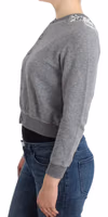 Lingerie Gray Lace Sweater Cardigan Top 2