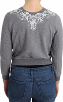 Lingerie Gray Lace Sweater Cardigan Top 3