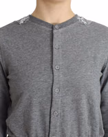 Lingerie Gray Lace Sweater Cardigan Top 5