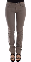 Taupe Beige Slim Jeans Denim Pants Skinny 1