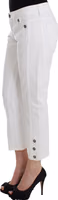 White Cropped Jeans Denim Pants Branded Capri 2