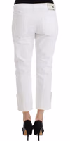 White Cropped Jeans Denim Pants Branded Capri 3