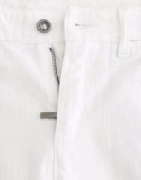 White Cropped Jeans Denim Pants Branded Capri 5