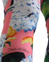 Multicolor Floral High Waist Leggings Pants 4