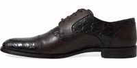 Brown Exotic Leather Formal Men Dress Shoes 4