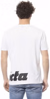 White Cotton Men T-Shirt 3