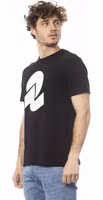 Black Cotton Men T-Shirt 2