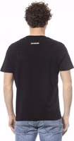 Black Cotton Men T-Shirt 3