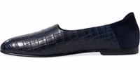 Blue Crocodile Leather Loafers Slip On Shoes 4