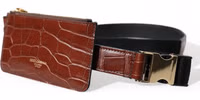Brown Alligator Leather Airpods Case Coin Purse Wallet 2