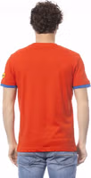 Red Cotton Men T-Shirt 3