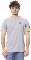 Gray Cotton Men T-Shirt 1