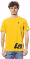 Yellow Cotton Men T-Shirt 1