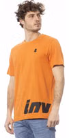 Orange Cotton Men T-Shirt 2
