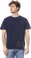 Blue Cotton Men T-Shirt 1