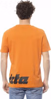 Orange Cotton Men T-Shirt 3