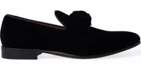 Black Velvet Loafers Formal Dress Shoes 5