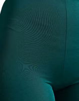 Green Nylon Stretch Slim Leggings Pants 4