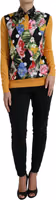 Multicolor Patchwork Cashmere Henley Sweater 4