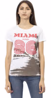 White Cotton Women T-Shirt 1