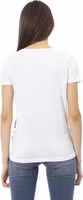 White Cotton Women T-Shirt 3