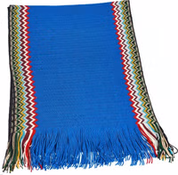 Blue Wool Men Scarf 2