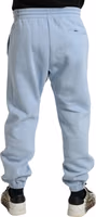 Light Blue Cotton Sweatpants Men Jogger Pants 3