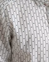 White Patterned Men GOLD Formal Dress Shirt 4