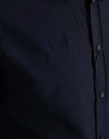 Navy Blue Slim Fit Formal GOLD Dress Shirt 4