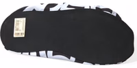 White Logo Print Nylon Slip On Flats Shoes 5