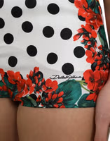 Multicolor Floral Polka Dot Hot Pants Shorts 4