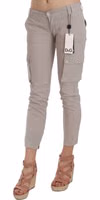 Casual Fitted Khaki Trousers Pants 2