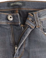 Gray Slim Jeans Denim Pants Skinny Leg Stretch 5