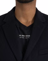 Black Single Breasted Trench Coat Jacket 4