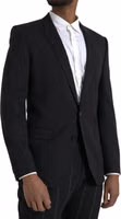 Black MARTINI Slim Fit Jacket Coat Blazer 4