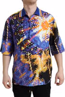 Multicolor Luminarie Print Cotton Casual Shirt 1