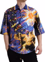 Multicolor Luminarie Print Cotton Casual Shirt 3