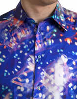 Purple Luminarie Silk Slim MARTINI Shirt 4