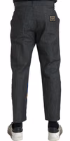 Multicolor Tiger Leopard Cotton Loose Tapered Pants 3